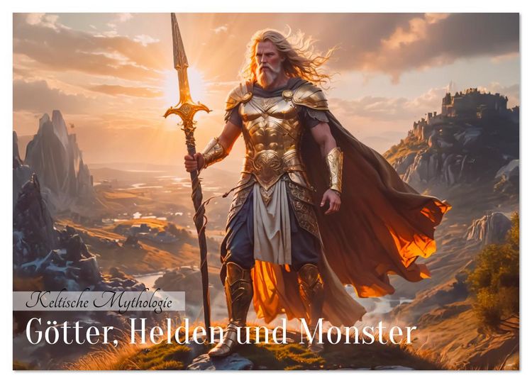 Produktbild: Keltische Mythologie - G&ouml;tter, Helden und Monster (Wandkalender 2026 DIN A2 quer), CALVENDO Monatskalender
