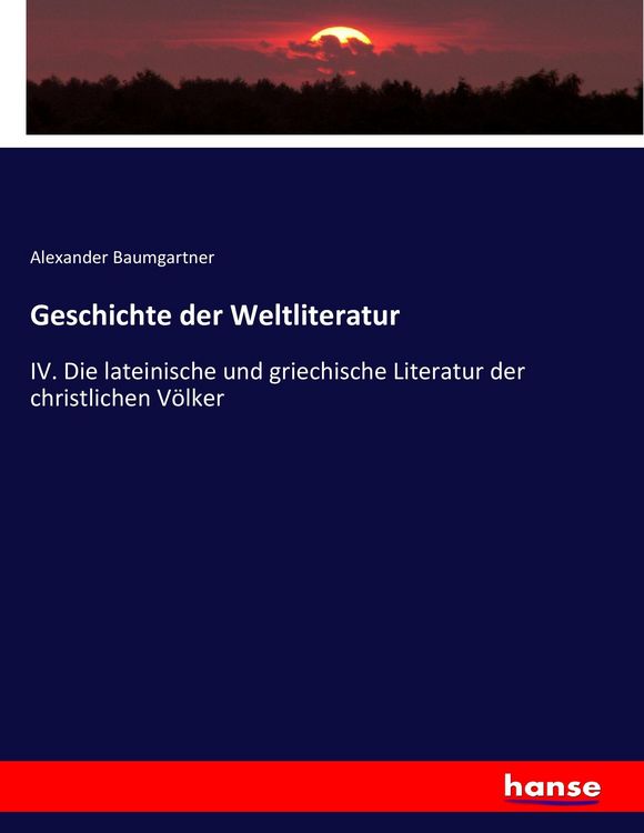 Produktbild: Geschichte der Weltliteratur