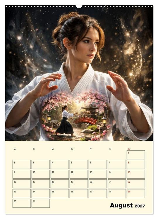 Produktbild: Seele des Kriegers (Wandkalender 2027 DIN A2 hoch), CALVENDO Monatskalender