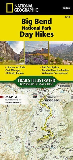 Produktbild: Big Bend National Park Day Hikes Map