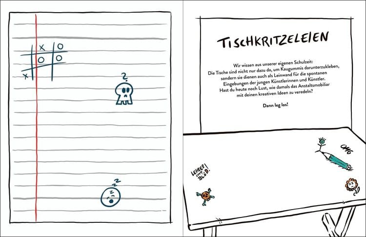 Das Kritzelbuch für den Elternabend