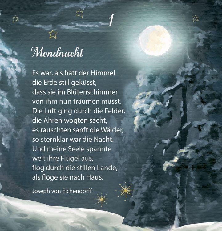 Produktbild: Liegt nun so still die weite Welt, Zettel-Adventskalender