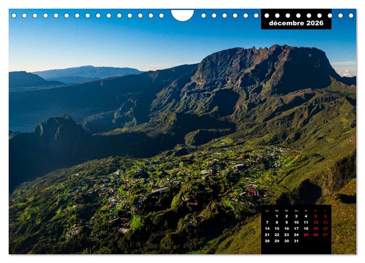Produktbild: Paysages de l'&icirc;le de La R&eacute;union (Calendrier mural 2026 DIN A4 vertical), CALVENDO calendrier mensuel