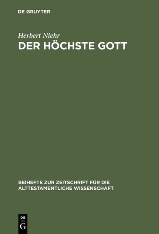Produktbild: Der h&ouml;chste Gott