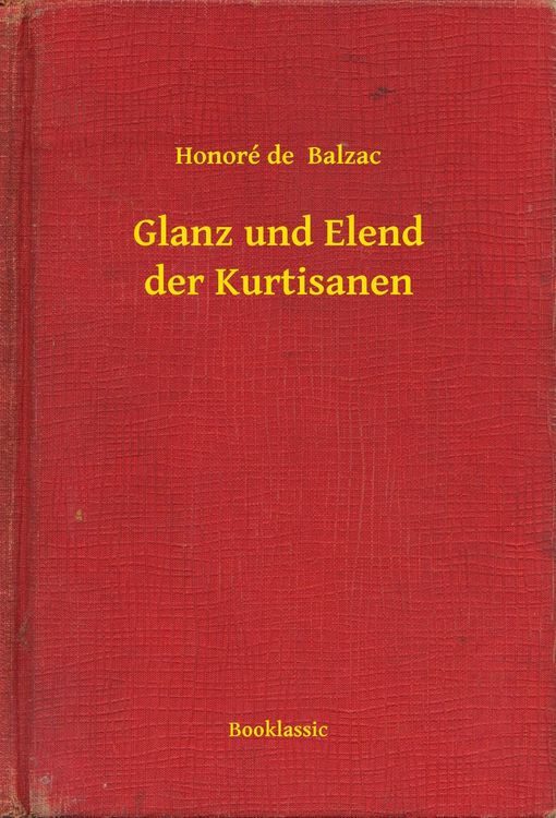 Produktbild: Glanz und Elend der Kurtisanen