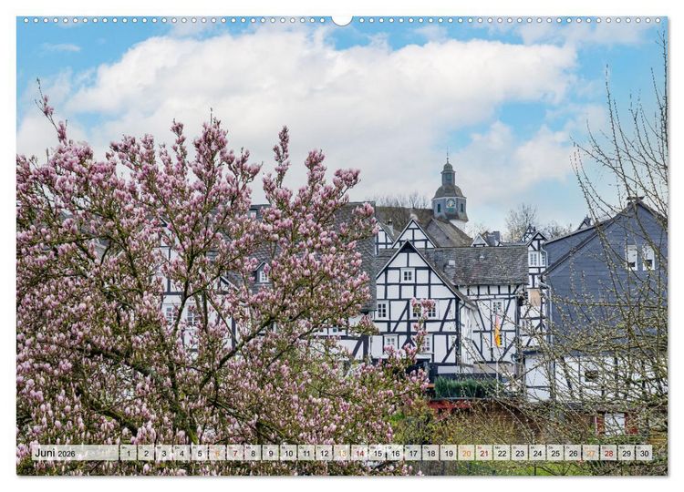 Produktbild: Freudenberg Impressionen (Wandkalender 2026 DIN A2 quer), CALVENDO Monatskalender