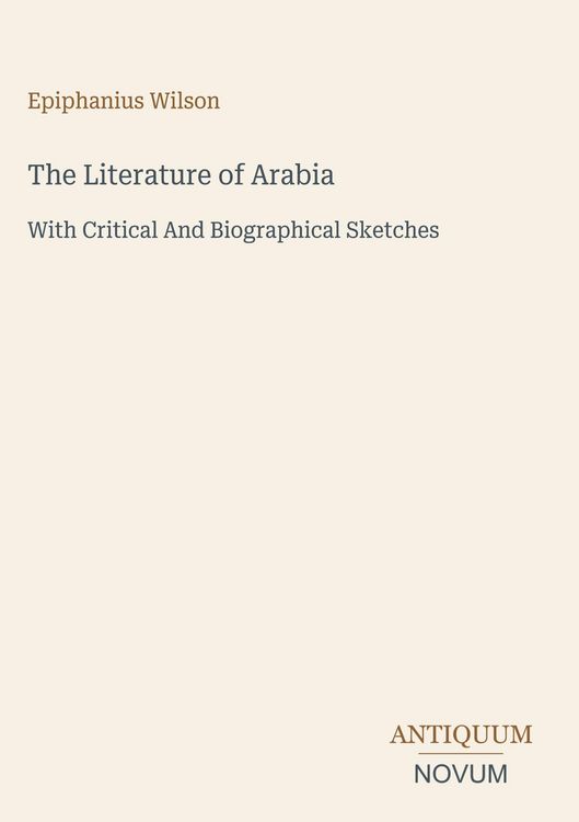 Produktbild: The Literature of Arabia