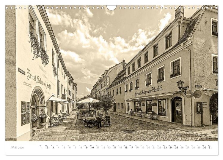 Produktbild: Nostalgiekalender Pirna (Wandkalender 2026 DIN A3 quer), CALVENDO Monatskalender