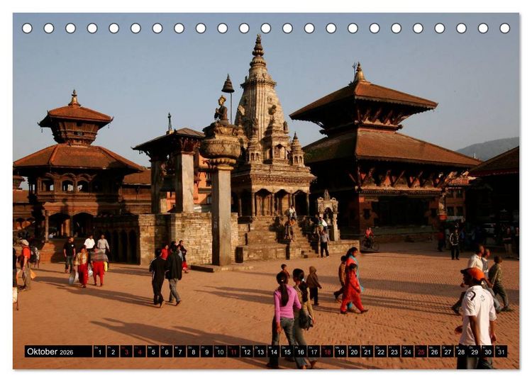 Produktbild: Nepal (Tischkalender 2026 DIN A5 quer), CALVENDO Monatskalender