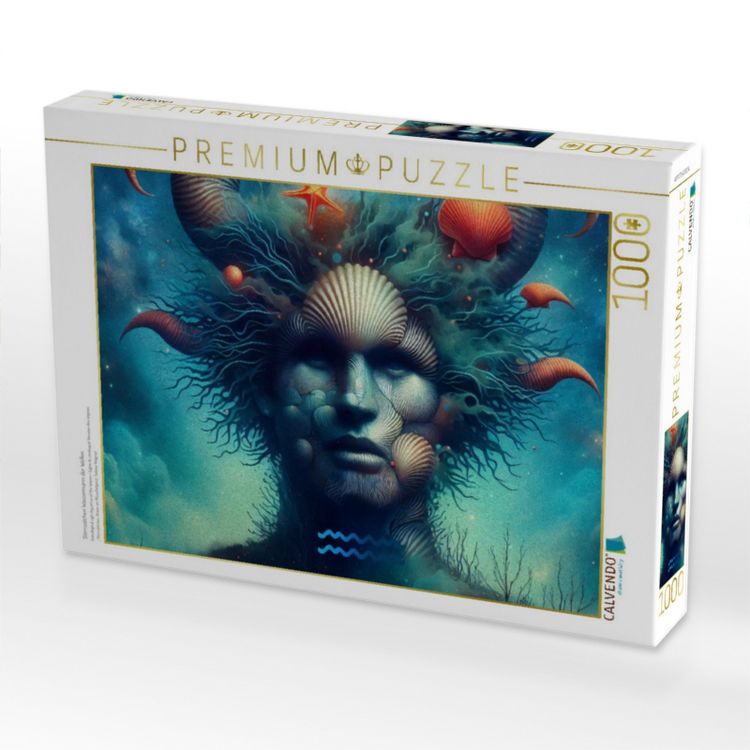 Produktbild: CALVENDO Puzzle Sternzeichen Wassermann der Wellen | 1000 Teile Lege-Gr&ouml;&szlig;e 64x48cm Foto-Puzzle f&uuml;r gl&uuml;ckliche Stunden