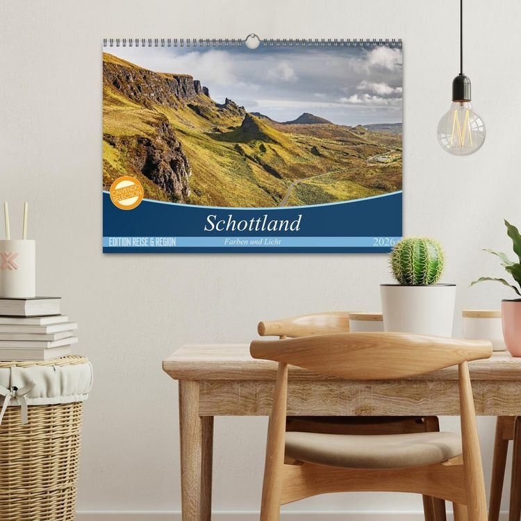 Produktbild: Schottland Farben und Licht (Wandkalender 2026 DIN A3 quer), CALVENDO Monatskalender