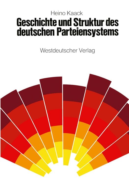 Produktbild: Geschichte und Struktur des deutschen Parteiensystems