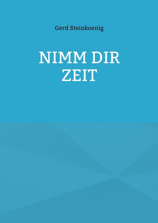 Produktbild: Nimm Dir Zeit