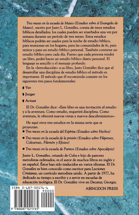 Produktbild: Tres Meses En La Escuela de Mateo