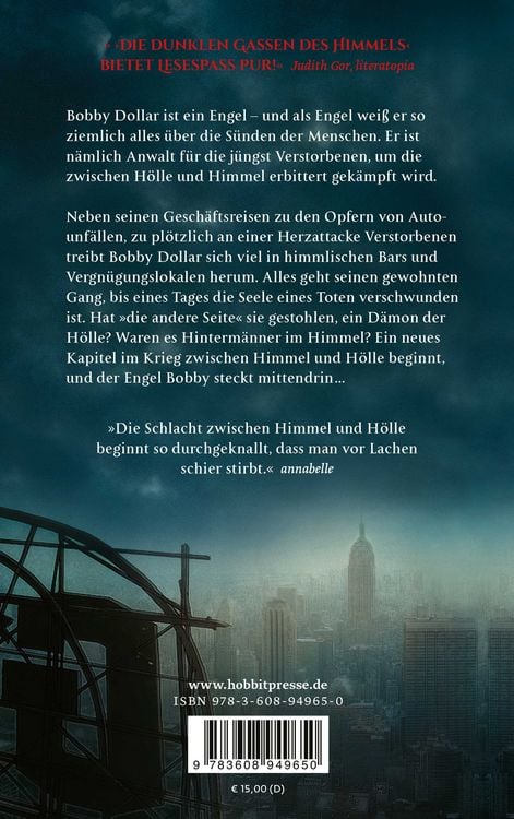 Produktbild: Die dunklen Gassen des Himmels