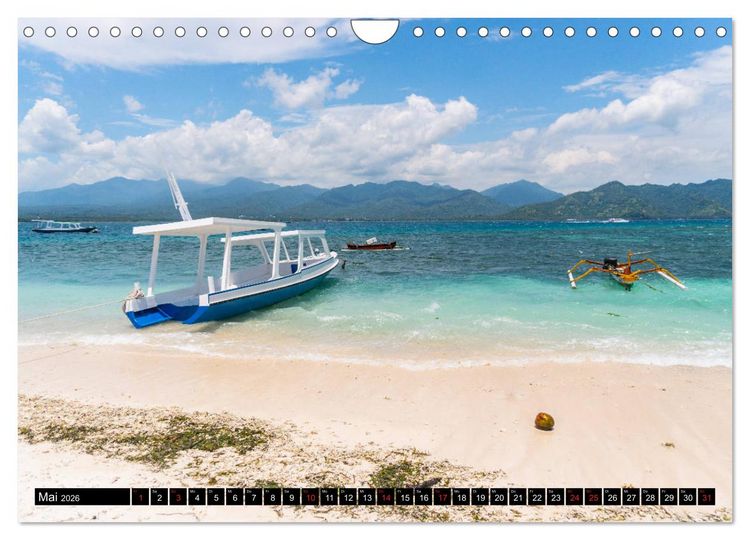 Produktbild: Bali Indonesien (Wandkalender 2026 DIN A4 quer), CALVENDO Monatskalender