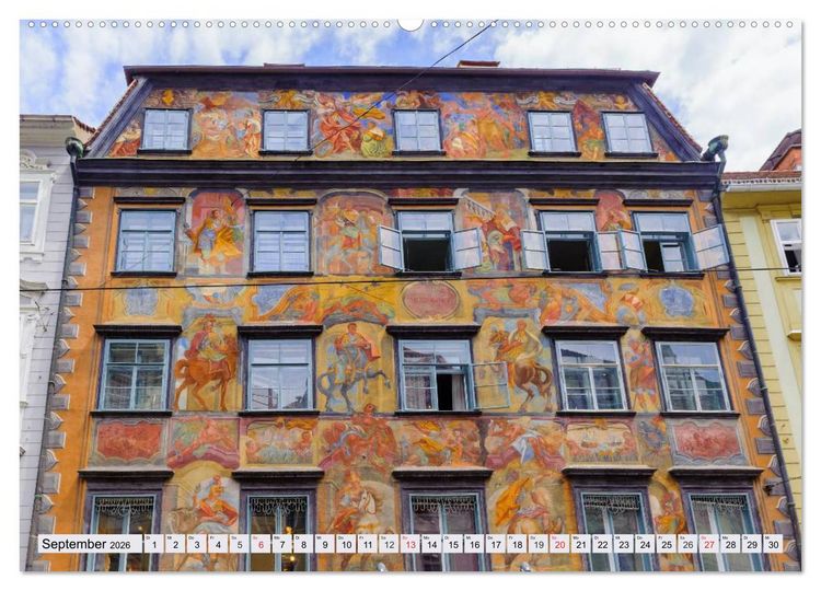Produktbild: Geliebtes Graz. Schmuckst&uuml;ck und Herzensstadt (hochwertiger Premium Wandkalender 2026 DIN A2 quer), Kunstdruck in Hochglanz
