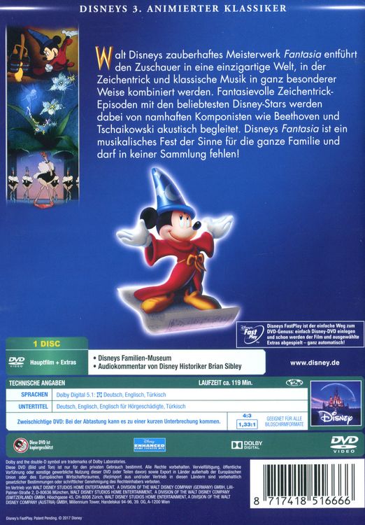 Produktbild: Fantasia - Disney Classics