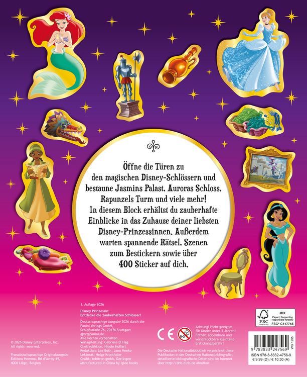 Produktbild: Disney Prinzessin: Entdecke die zauberhaften Schl&ouml;sser!