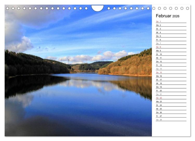 Produktbild: Die Eifel und ihre Regionen - Die Nordeifel (Wandkalender 2026 DIN A4 quer), CALVENDO Monatskalender