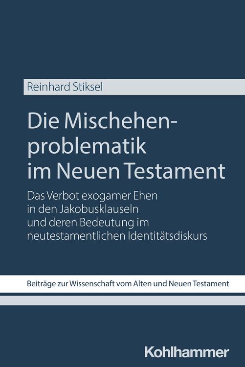 Produktbild: Die Mischehenproblematik im Neuen Testament
