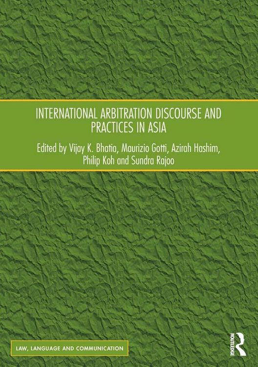 Produktbild: International Arbitration Discourse and Practices in Asia