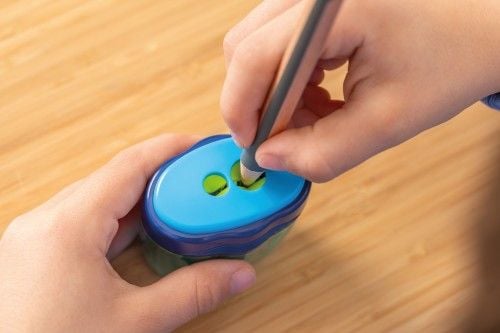 Produktbild: Pelikan Doppeldosenanspitzer griffix blau, 1 St&uuml;ck