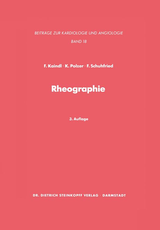 Produktbild: Rheographie