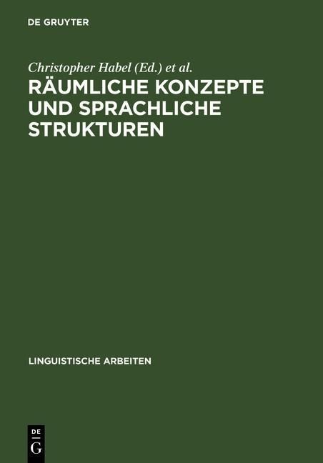 Produktbild: R&auml;umliche Konzepte und sprachliche Strukturen
