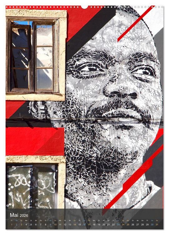 Produktbild: Graffiti Kunst an der frischen Luft (hochwertiger Premium Wandkalender 2026 DIN A2 hoch), Kunstdruck in Hochglanz