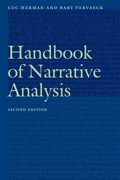 Produktbild: Handbook of Narrative Analysis