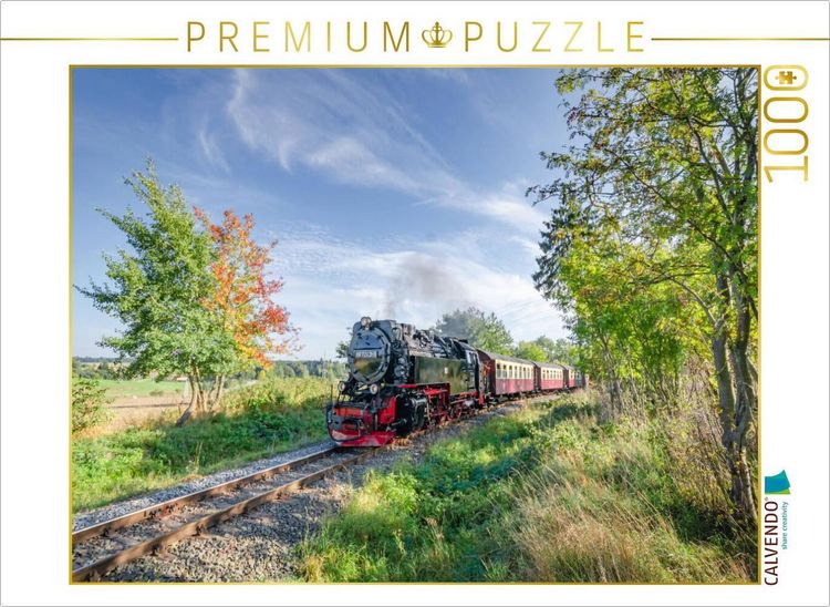Produktbild: CALVENDO Puzzle Selketalbahn bei Stiege | 1000 Teile Lege-Gr&ouml;&szlig;e 64x48cm Foto-Puzzle f&uuml;r gl&uuml;ckliche Stunden