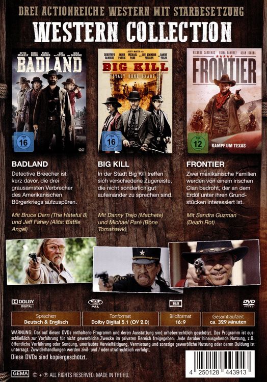 Produktbild: Western Collection [3 DVDs]