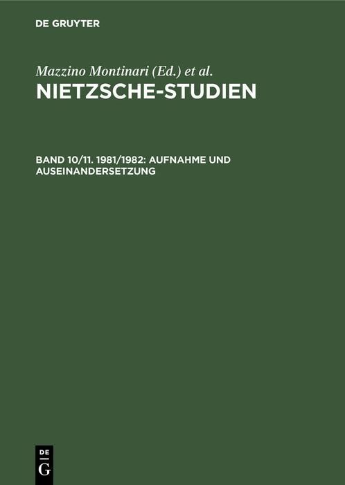 Produktbild: Aufnahme und Auseinandersetzung