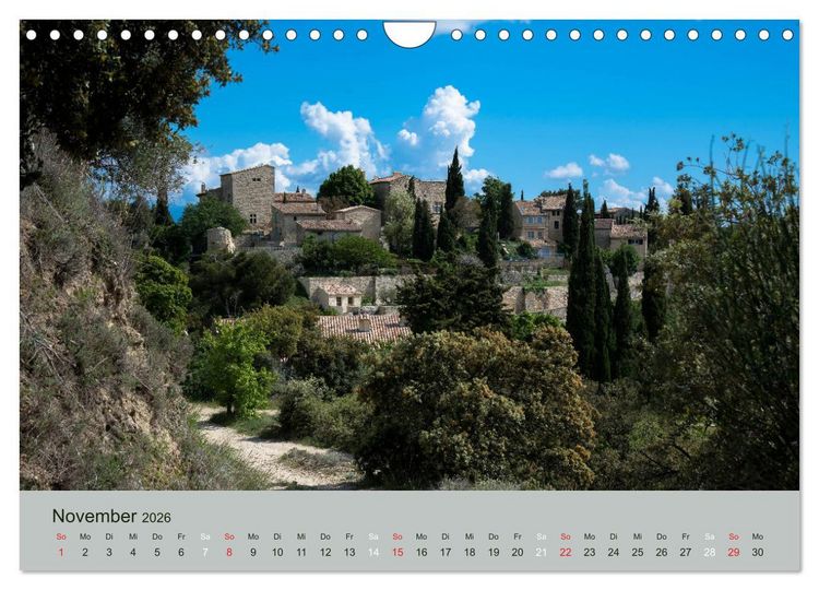 Produktbild: Provenzalisches Drome (Wandkalender 2026 DIN A4 quer), CALVENDO Monatskalender