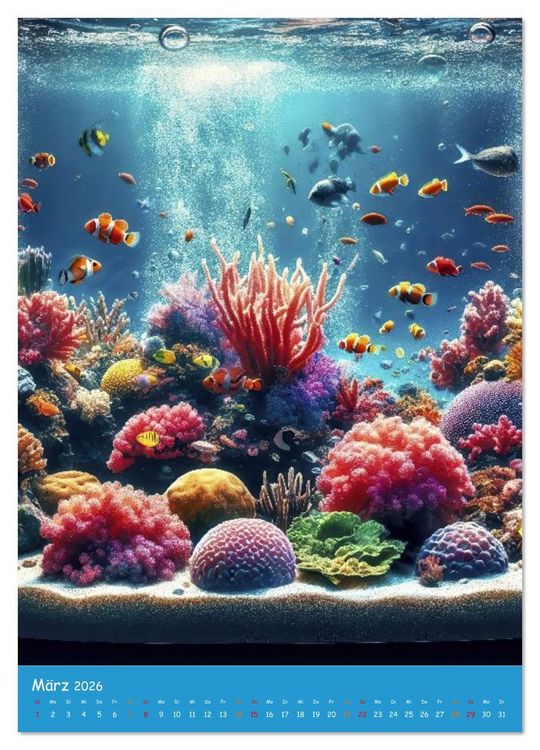 Produktbild: Salzwasser Paradies (Wandkalender 2026 DIN A3 hoch), CALVENDO Monatskalender