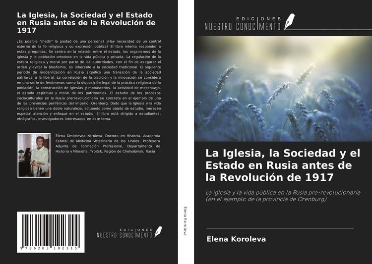 Produktbild: La Iglesia, la Sociedad y el Estado en Rusia antes de la Revoluci&oacute;n de 1917