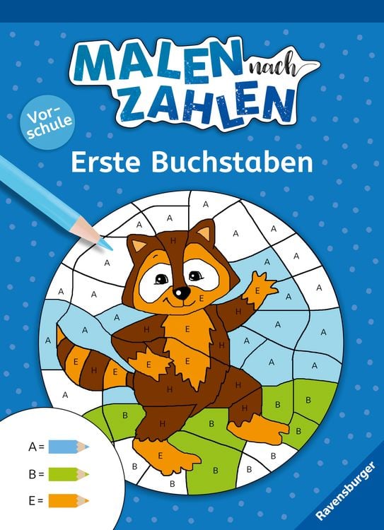 Produktbild: Malen nach Zahlen - Vorschule: Erste Buchstaben