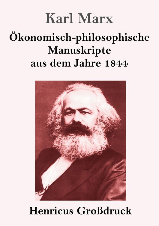 Produktbild: &Ouml;konomisch-philosophische Manuskripte aus dem Jahre 1844 (Gro&szlig;druck)