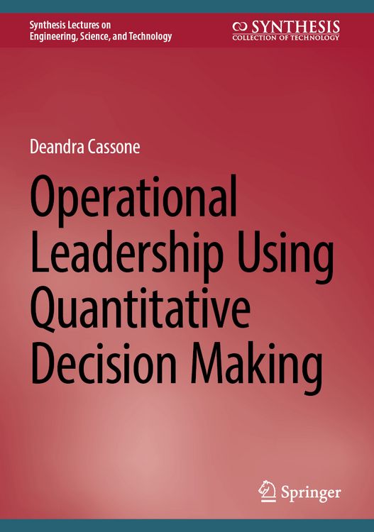 Produktbild: Operational Leadership Using Quantitative Decision Making