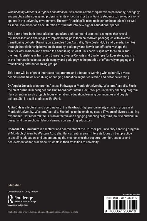 Produktbild: Transitioning Students into Higher Education