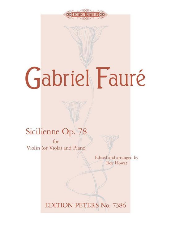 Produktbild: Faur&eacute;, G: Sicilienne Op. 78 (Arranged for Violin [Viola] and