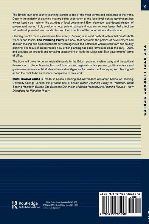Produktbild: The Planning Polity
