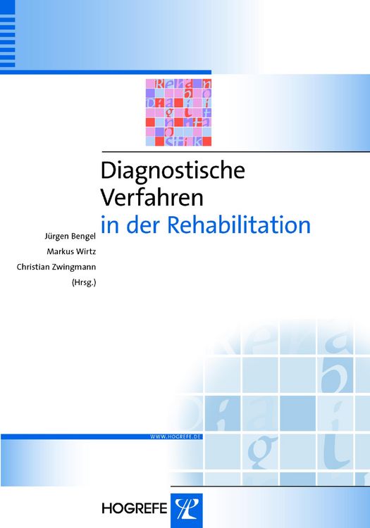 Produktbild: Diagnostische Verfahren in der Rehabilitation