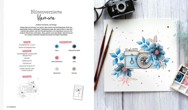 Produktbild: Watercolor&nbsp;&ndash; Fabelhafte Bl&uuml;tenwelten