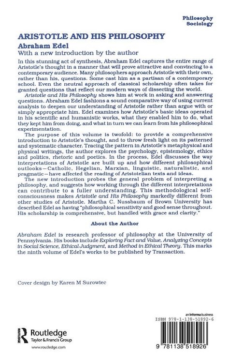 Produktbild: Aristotle and His Philosophy