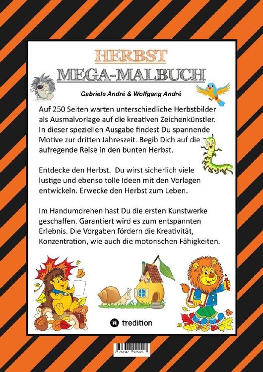 Produktbild: Mega Malbuch - 250 Tolle Motive - Kreatives Malen - Herbst - M&auml;rchenwelten - Baumhaus - Tiere - Jahreszeit - Kids