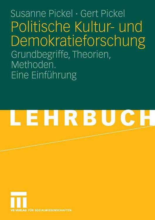 Produktbild: Politische Kultur- und Demokratieforschung