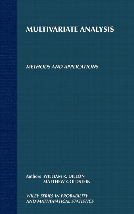 Produktbild: Multivariate Analysis Methods Applic