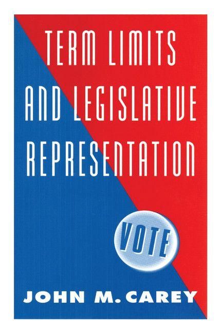 Produktbild: Term Limits and Legislative Representation
